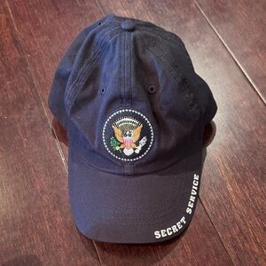 Navy Secret Service Cap with Emblem